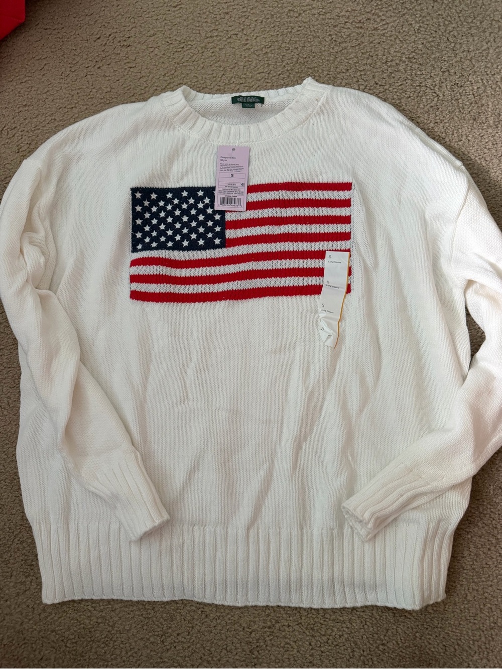 Wild Fable Americana sweater size S